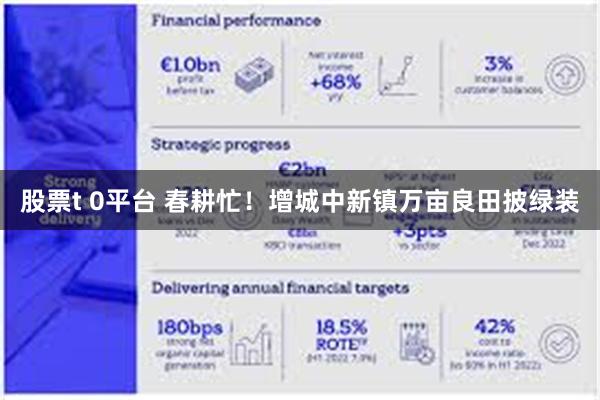 股票t 0平台 春耕忙！增城中新镇万亩良田披绿装